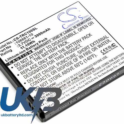 TRIMBLE TDC100 Compatible Replacement Battery