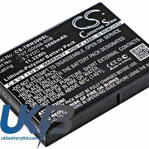 TRIMBLE 707 00008 00B Compatible Replacement Battery