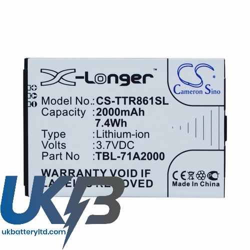 TP LINK TL TR861 Compatible Replacement Battery