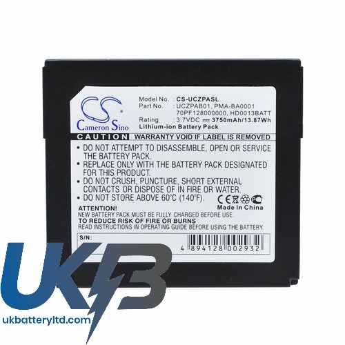 CREATIVE PMA BA0001 Compatible Replacement Battery