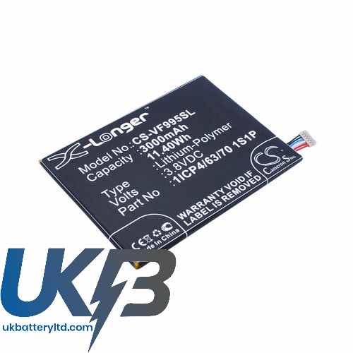 Vodafone 1ICP4/63/70 1S1P Smart ultra 6 V995 V995N Compatible Replacement Battery