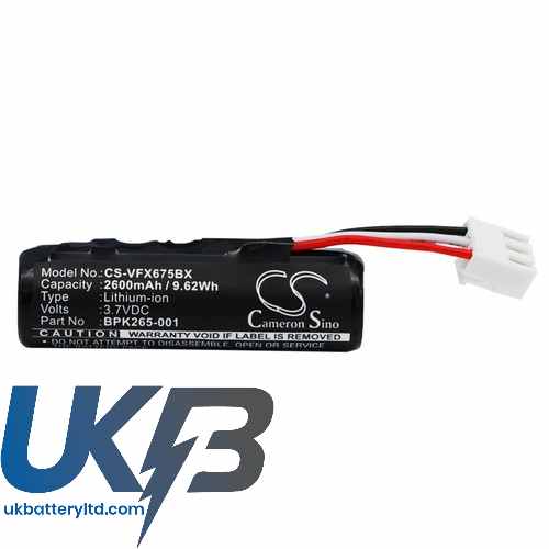 VeriFone BPK265-001 BPK265-001-01-A VX675 Compatible Replacement Battery