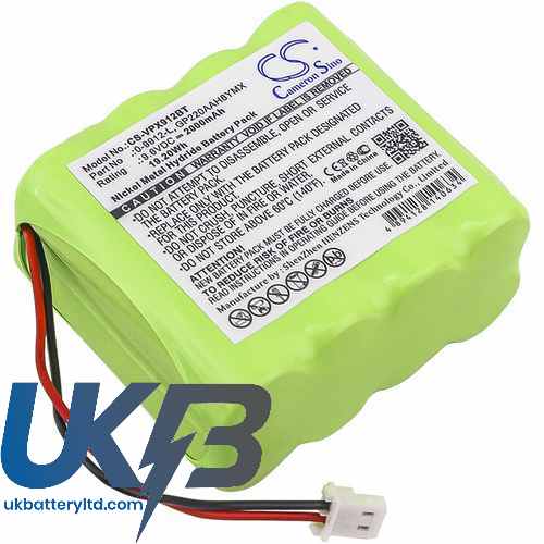 Visonic 0-9912-L Compatible Replacement Battery