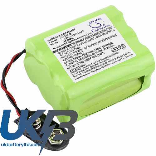 Visonic 0-9913-Q Compatible Replacement Battery