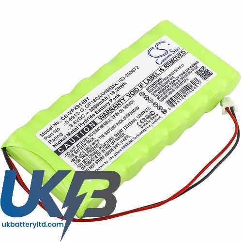 Visonic GP220AAH8BMX Compatible Replacement Battery