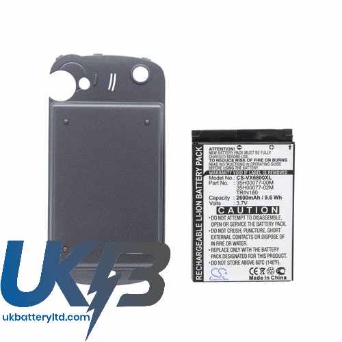 AUDIOVOX 35H00077 02M Compatible Replacement Battery