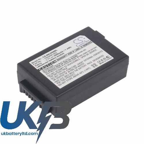 Teklogix 1050494-002 7525 7525C 7527 WorkAbout Pro Compatible Replacement Battery