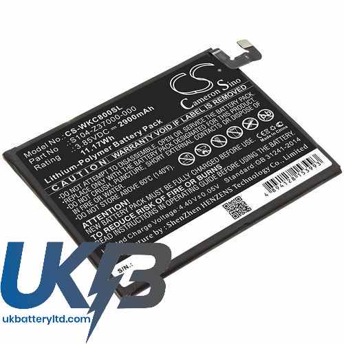 Wiko C800AE Compatible Replacement Battery