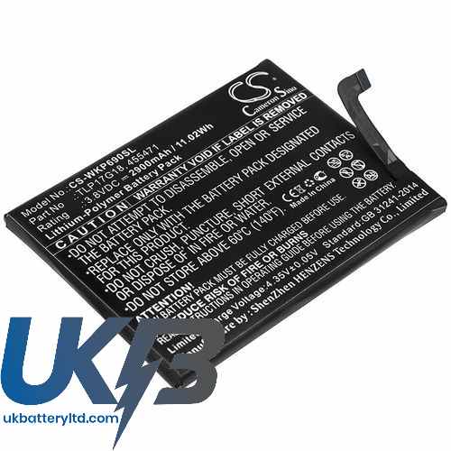 Wiko 455471 Compatible Replacement Battery