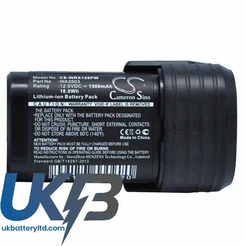 WORX WX125.1 Compatible Replacement Battery