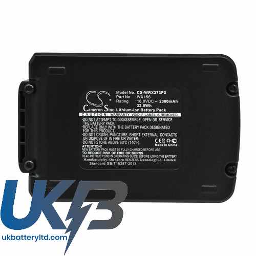 WORX WX156 Compatible Replacement Battery