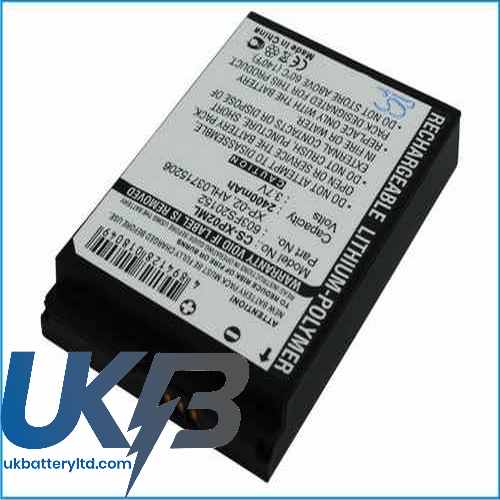 O2 XP-02 Compatible Replacement Battery