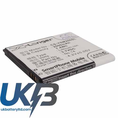 YUSUN LA 20A Compatible Replacement Battery