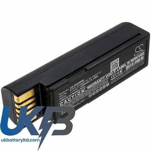 Zebra 82-166537-01 Compatible Replacement Battery