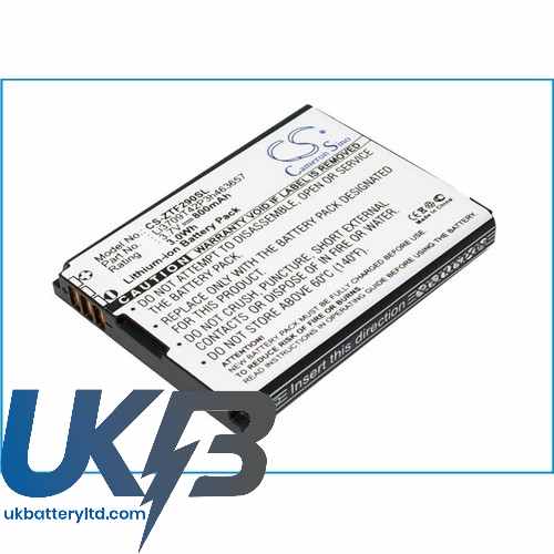 Orange Li3708T42P3h463657 Li3708T42P3h463657-NTC Miami ZTE-G N281 Compatible Replacement Battery