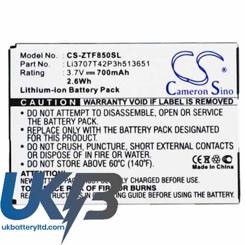 TELSTRA Li3707T42P3h513651 Compatible Replacement Battery