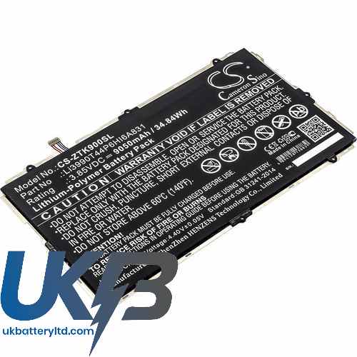 ZTE ZPAD 10.1 Compatible Replacement Battery