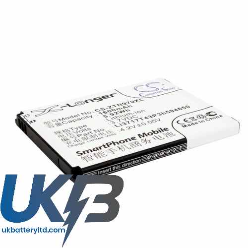 ZTE U807N Compatible Replacement Battery