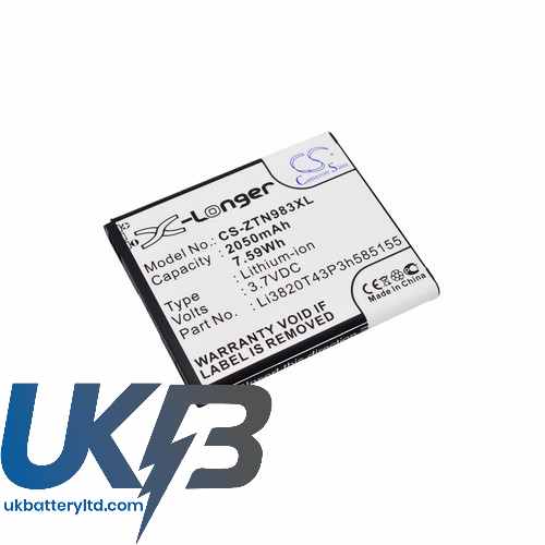 ZTE U960E Compatible Replacement Battery