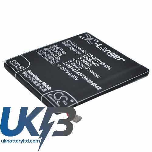 ZTE GrandEra Compatible Replacement Battery