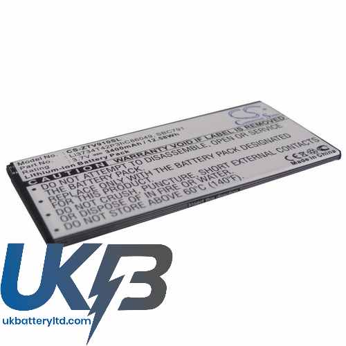 ZTE Li3734T42P3hC86049 SBC791 T9 V9 Light Tab Compatible Replacement Battery