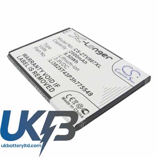 ZTE UX990 Compatible Replacement Battery