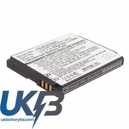 ZTE X763 Compatible Replacement Battery