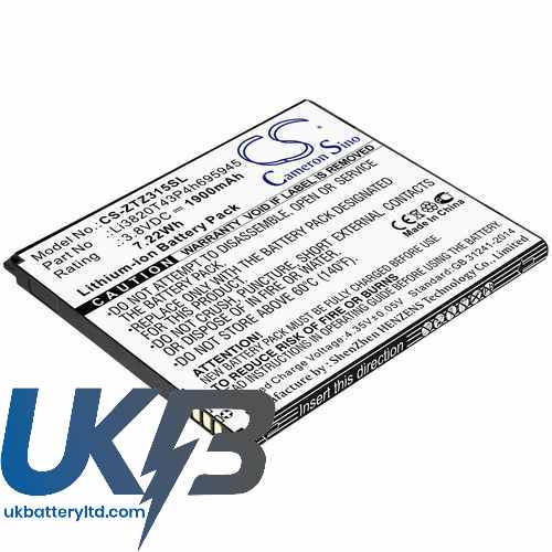 ZTE Z3153 Compatible Replacement Battery